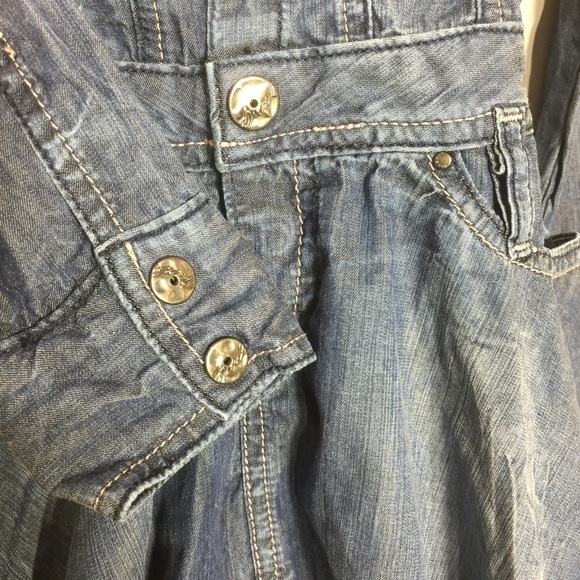 Diesel Girls denim dress with tulle skirt - Picture 6 of 9